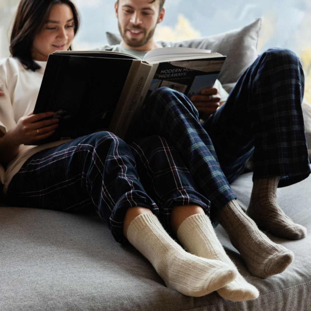 Oims Wool Sock - Natural White (5 pack)